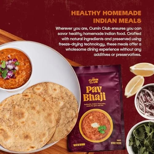 the cumin club Pav Bhaji Pack of 5 | Authentic Indian Street Food in Minutes thumbnail 5