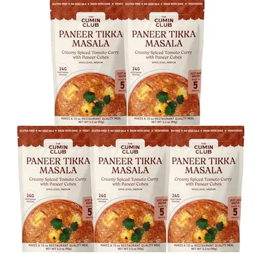 the cumin club Paneer Tikka Masala | Authentic Indian Meal Kit | 5 Pouches thumbnail 1