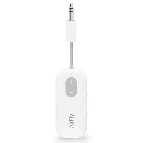 Twelve South AirFly SE Bluetooth Wireless Audio Transmitter Adapter White | Connect AirPods to Airplanes & Gym Equipment thumbnail 1