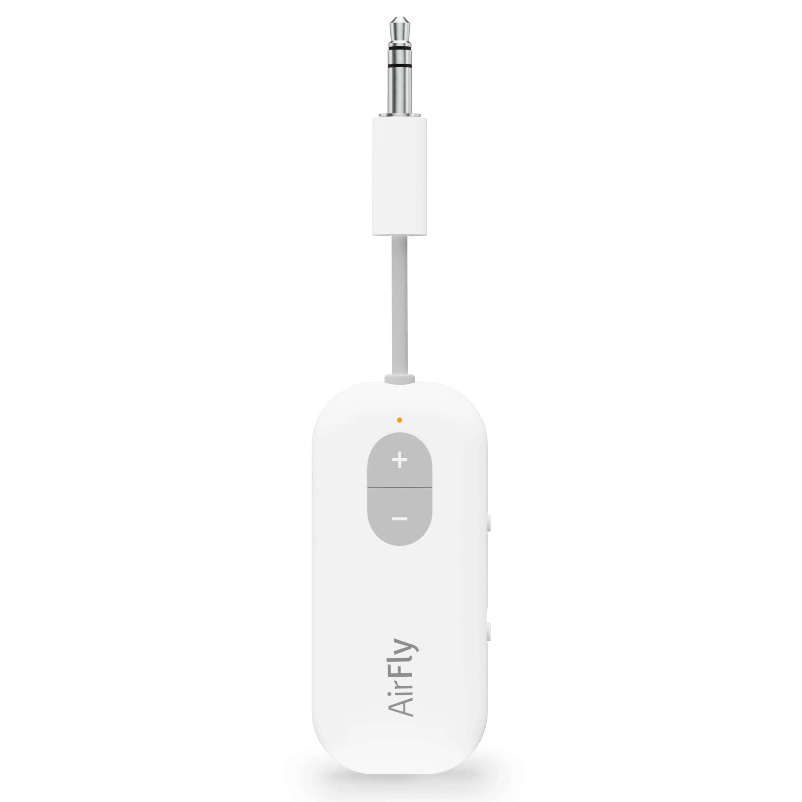 Twelve South AirFly SE Bluetooth Wireless Audio Transmitter Adapter White | Connect AirPods to Airplanes & Gym Equipment — White