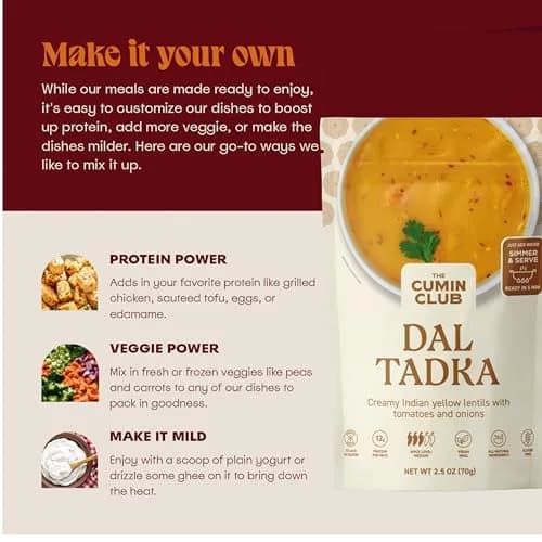 the cumin club Dal Tadka (Yellow Lentil) | Authentic Indian Meal, Vegetarian & Gluten-Free thumbnail 6
