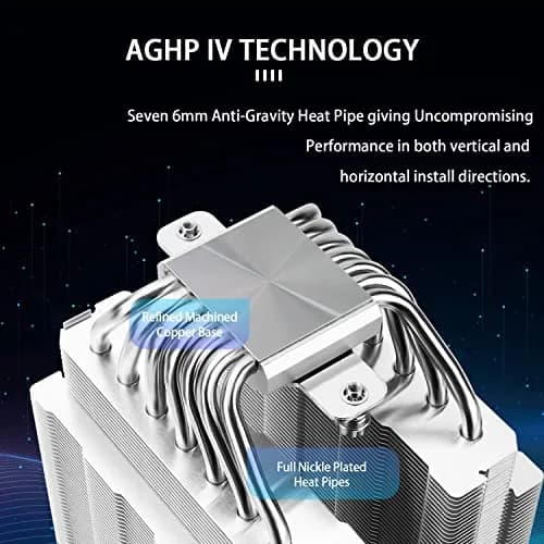 Thermalright PS120SE ARGB CPU Air Cooler 154mm Height | Dual 120mm PWM Fans, 7 Heatpipes, LGA1700/AM5 Compatible thumbnail 2