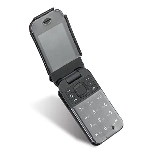 BELTRON Leather Fitted Case for Nokia 2760, Nokia 2780 Flip Phone | Secure Leather Cover with Belt Clip thumbnail 5