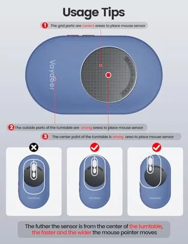 Vaydeer Air 3 Mouse Jiggler with Adjustable Timer, Dark Blue | Keeps Computer Active thumbnail 5