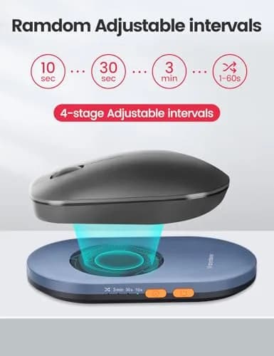 Vaydeer Air 3 Mouse Jiggler with Adjustable Timer, Dark Blue | Keeps Computer Active thumbnail 3