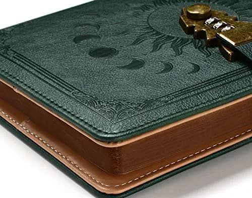 ZXHQ Lock Journal with Pen, A5 Refillable Diary with Combination Lock, 224 Pages | Secure Personal Organizer thumbnail 2
