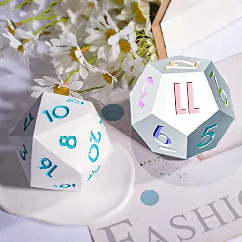 Wehous Large Dice Resin Molds 2 Styles | Silicone Dice Mold for Epoxy Resin & DIY Home Decor thumbnail 3