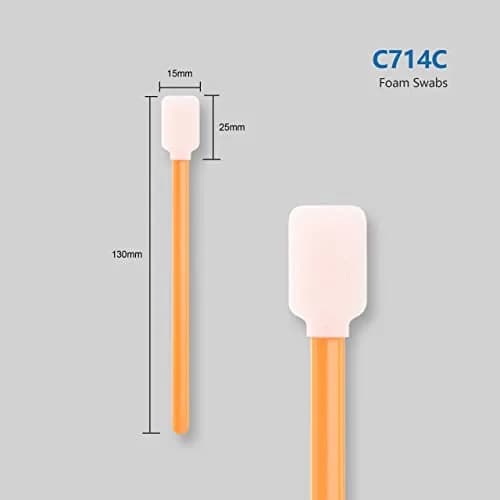 AAwipes Foam Cleaning Swabs 400 pcs (135 mm total length) | Lint-Free Rectangular Tip for Electronics & Optics thumbnail 2