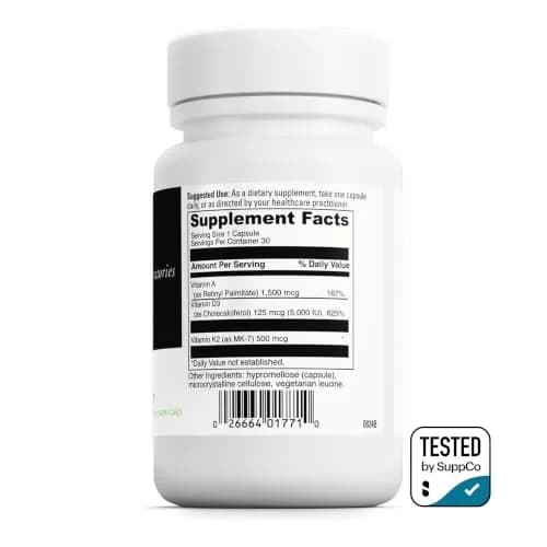 DAVINCI Vitamin D3 & K2 Capsules 30 thumbnail 2