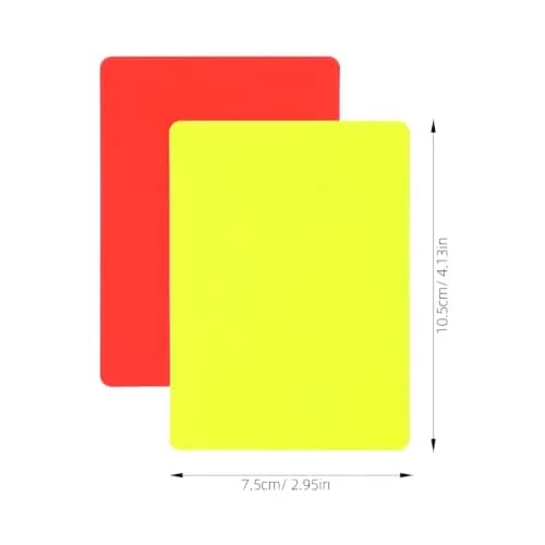 Toyvian Referee Cards: 10 Pcs PVC Soccer Referee Kit - Lightweight and Compact - Red Yellow Judge Cards for Sports Game Competition Soccer Volleyball Baseball thumbnail 6