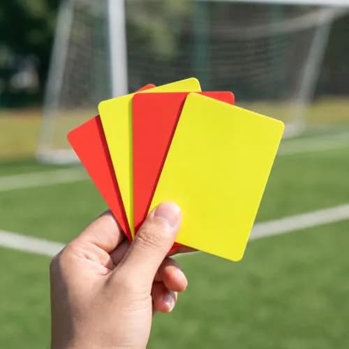 Toyvian Referee Cards: 10 Pcs PVC Soccer Referee Kit - Lightweight and Compact - Red Yellow Judge Cards for Sports Game Competition Soccer Volleyball Baseball thumbnail 9