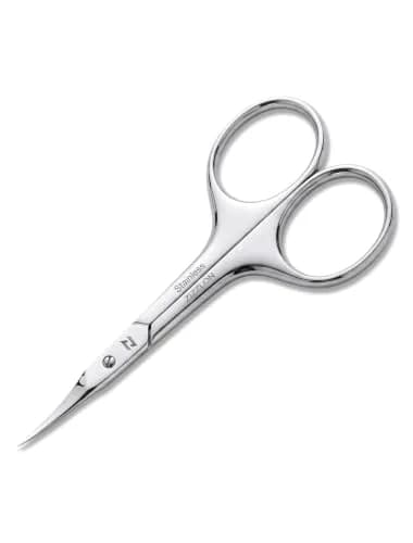 ZIZZLON Extra Fine Curved Blade Cuticle Scissors | Precision Nail Trimming Tool (19mm Blade) thumbnail 1
