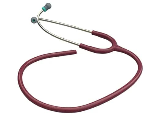 TRUAEVUM Stethoscope Tubing Replacement Kit 29 inch (73.66 cm) Burgundy | Dual Channel Sound Transmission thumbnail 1