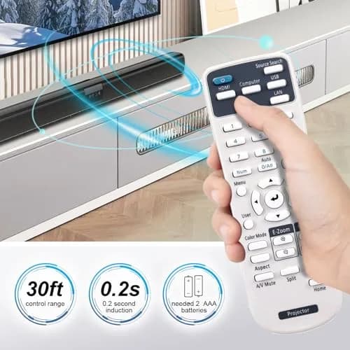 Beyution Replace Projector Remote Control fit for Epson Projector EB-E01 | Infrared, 10 M Distance, ABS Plastic, 6 Months Warranty thumbnail 4