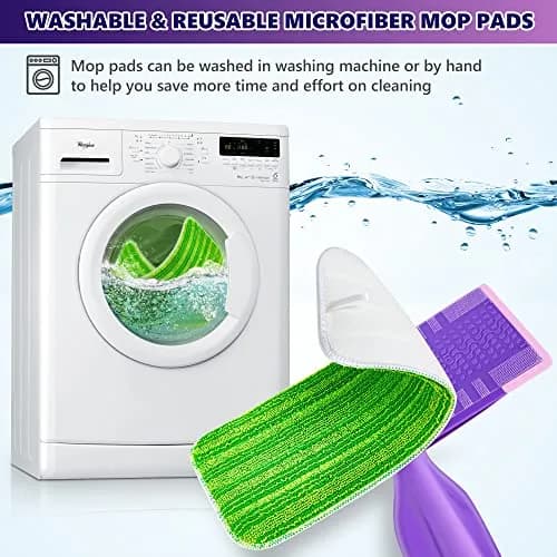 TINA&TONY Reusable Mop Pad for Swiffer WetJet, 6PCS | Microfiber Floor Cleaning Refill thumbnail 4