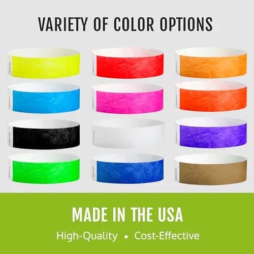 Wristco White Tyvek Wristbands 600-Pack | Sequential Numbered for Event Admission thumbnail 6
