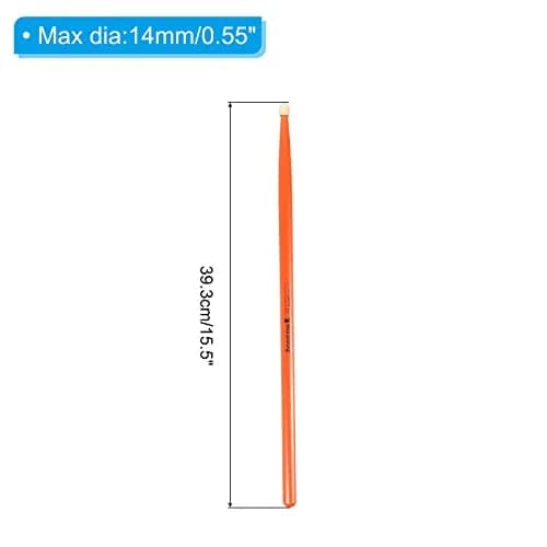 PATIKIL Maple Wood Drumstick 7A | Anti Slip, Light & Durable for Drumming (39.3cm/15.5-inch) thumbnail 2