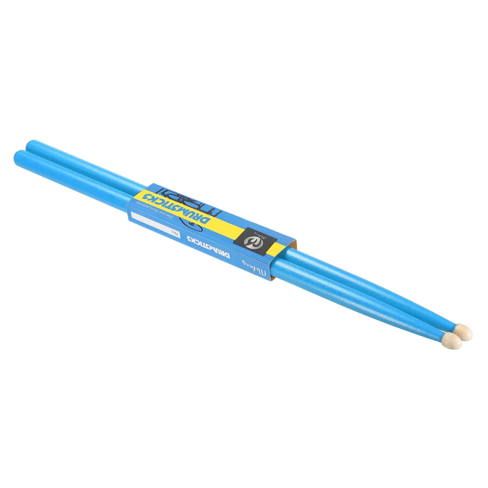 PATIKIL Maple Wood Drumstick 7A Blue | Anti Slip Grip for Drumming & Percussion - main product image
