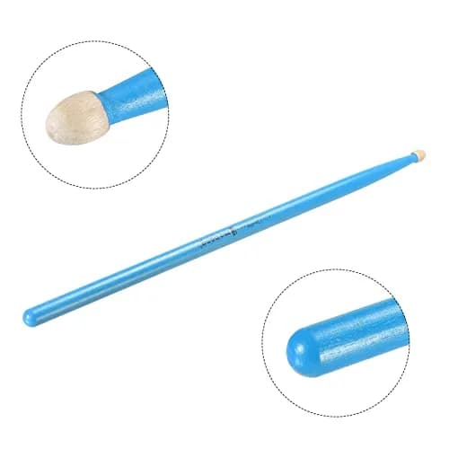 PATIKIL Maple Wood Drumstick 7A Blue | Anti Slip Grip for Drumming & Percussion thumbnail 4