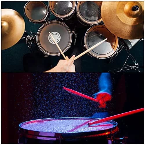 PATIKIL Maple Wood Drumstick 7A Yellow | Anti Slip, Light & Durable for Drumming thumbnail 7