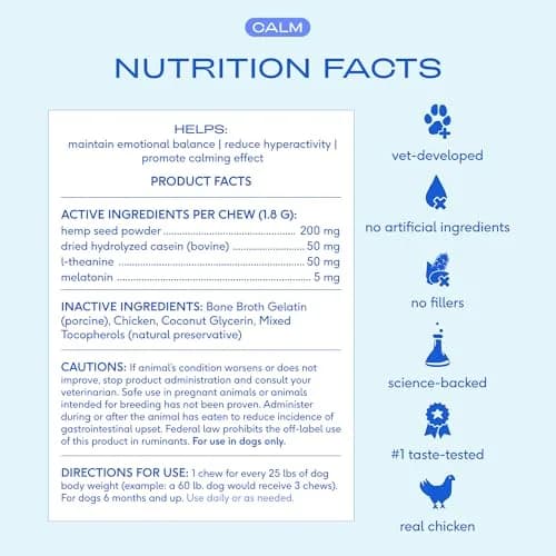Native Pet Calming Chews for Dogs - Air-Dried 120 Chews | Supports Emotional Balance & Reduces Hyperactivity thumbnail 5