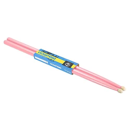 PATIKIL Maple Wood Drumstick 7A Pink | Anti Slip Grip for Drummers thumbnail 1