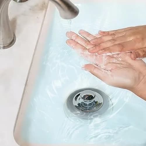 VIPMORE Universal Bathtub Drain Stopper, Sink & Tub Stopper, Bathroom Drain Plug 5.1cm (2 inch) | Watertight Seal for Drains 2.8cm-5.1cm thumbnail 6