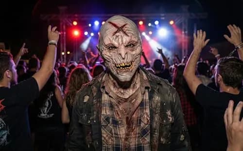 MILERUN Latex Zombie Monster Head Mask | Realistic Halloween Costume Accessory thumbnail 5