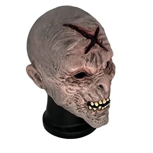 MILERUN Latex Zombie Monster Head Mask | Realistic Halloween Costume Accessory thumbnail 3
