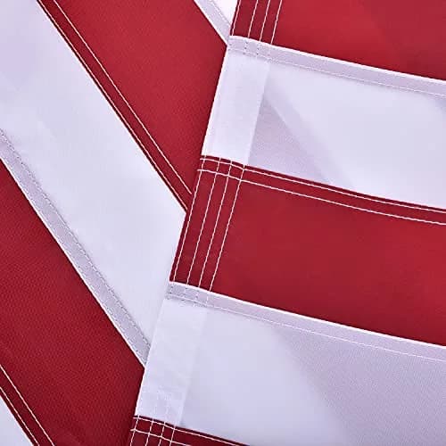 Olycole American Flag 2x3 FT Embroidered Stars & Brass Grommets | Durable Outdoor Polyester thumbnail 5