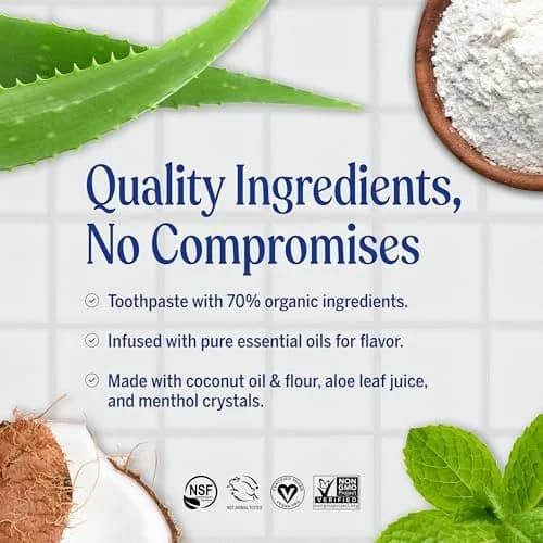 Dr. Bronner's All-One Toothpaste Variety Pack 20oz (5oz Each) | USA Import, Fluoride-Free, Organic, Vegan thumbnail 3