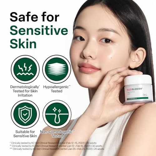 Dr.G R.E.D. Blemish Clear Soothing Face Cream 70ml (2.36 fl oz) | Lightweight Hydration for All Skin Types thumbnail 5