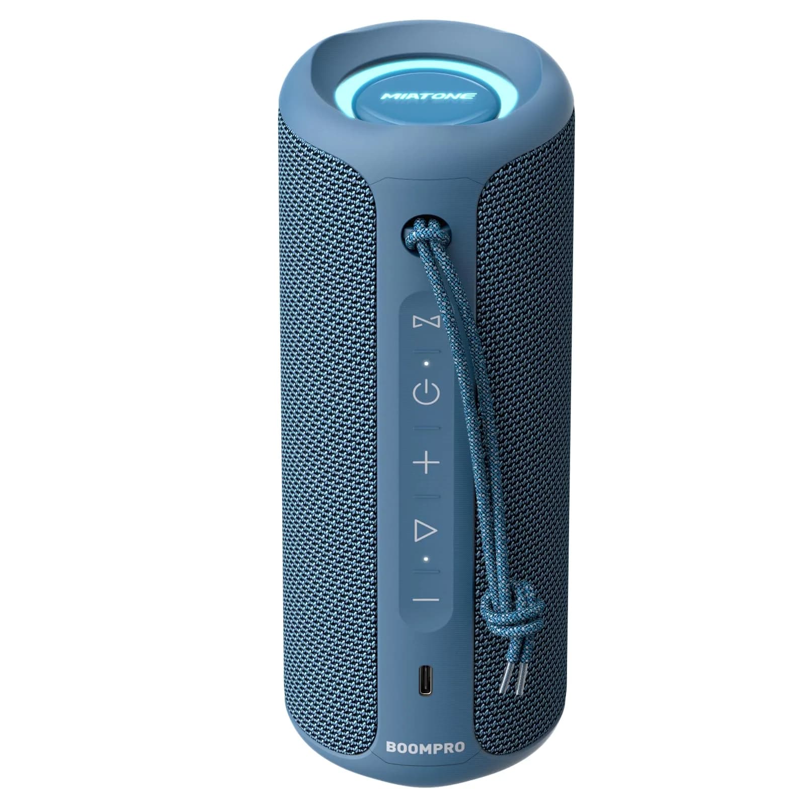 MIATONE 36W Portable Bluetooth Speaker | Stereo Sound, 24H Playtime, IPX7 Waterproof (Blue)