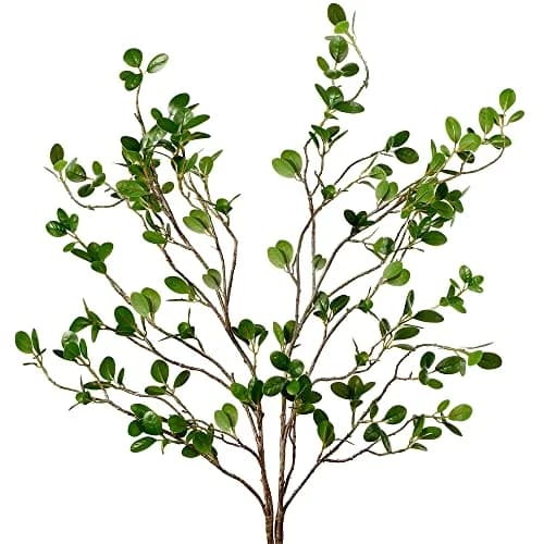 Sggvecsy Artificial Ficus Branches 43’’ | Realistic Faux Greenery for Home & Office thumbnail 1