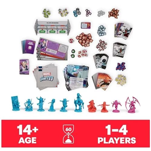 Spin Master Games Marvel United: Spider-Geddon Strategy Board Game for Fans (One Size) thumbnail 2