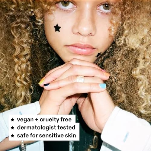Starface Hydro-Star® Black Hydrocolloid Star-Shaped Pimple Patch, 96 ct | Fun, Protective & Suitable for Sensitive Skin thumbnail 2