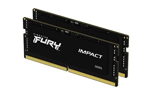 Kingston FURY Impact 32GB (2x16GB) 5600MT/s DDR5 CL40 Laptop Memory Kit | Lower Power Consumption | KF556S40IBK2-32 thumbnail 1