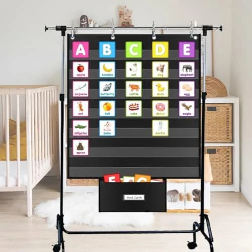 ALSLEA Standard Pocket Chart 71cm x 71cm (28"x28") | Classroom Organization & Learning Tool thumbnail 6