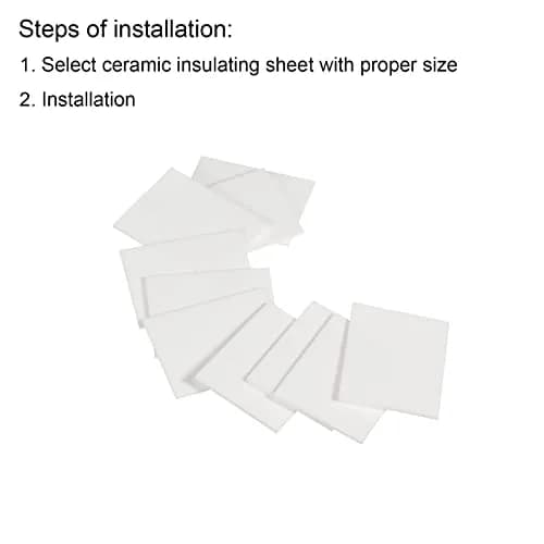 PATIKIL Alumina Ceramic Sheet 30pcs 28x22x1mm | Thermal Conductive & Insulating Material for Electronics thumbnail 5