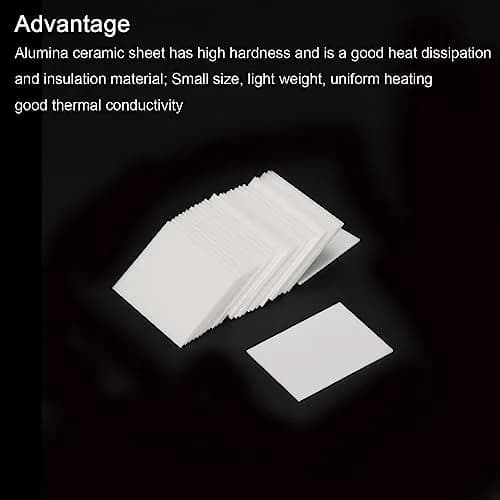 PATIKIL Alumina Ceramic Sheet 30pcs 28x22x1mm | Thermal Conductive & Insulating Material for Electronics thumbnail 4