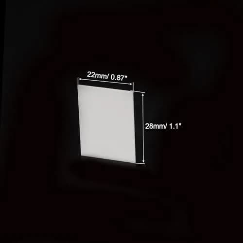 PATIKIL Alumina Ceramic Sheet 28x22x1mm (1.1x0.87x0.04 inch) - 10 Pack | High Hardness Thermal Conductor thumbnail 2