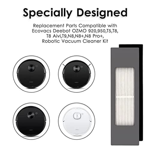 CHAIN PEAK X1 KIT(15PCS) Replacement Parts for ECOVACS DEEBOT X1 Omni, X1 PRO Omni, T10 Omni Robot Vacuum Accessories | 15-Piece Set thumbnail 6