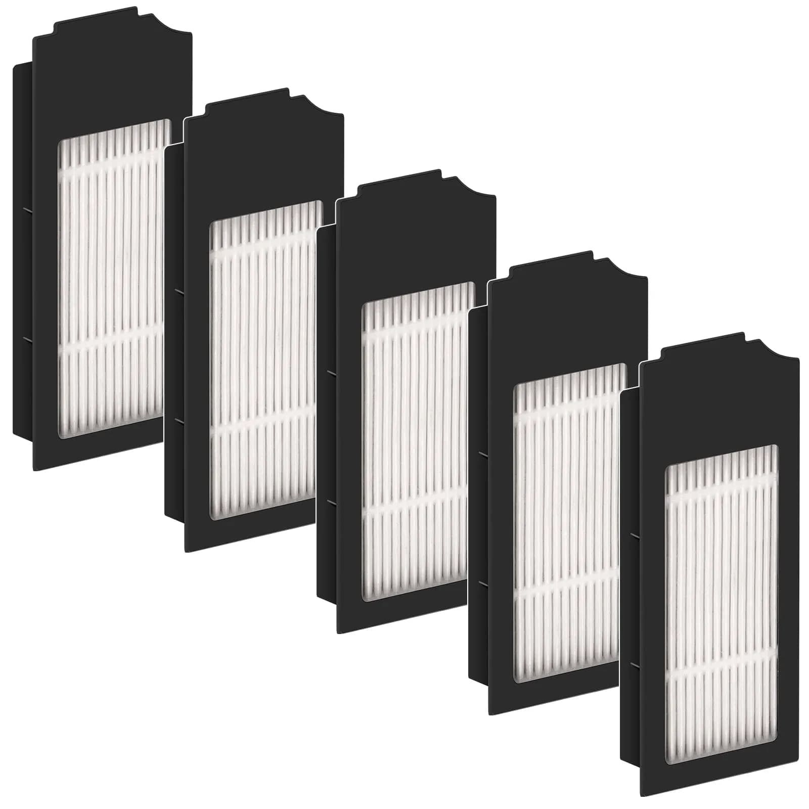 CHAIN PEAK T20 OMNI Dust Bags (10 Pieces) | Compatible with ECOVACS DEEBOT T20 OMNI, X1 OMNI, X1 PRO OMNI, T10 OMNI Auto-Empty Station — HEPA Filters(5 Pieces)