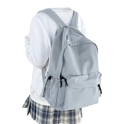 WEPOET School Backpack Girls, Waterproof Bookbag Women, College Student School Bag with 14-inch Laptop Sleeve | Blue thumbnail 1