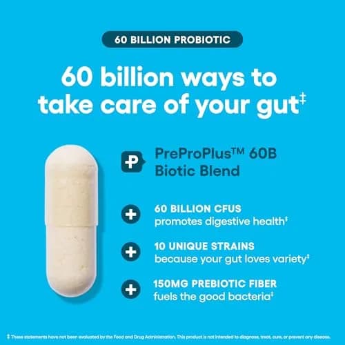 Physician's CHOICE Probiotics 60 Billion CFU 84ct | Supports Digestive & Gut Health with Organic Prebiotics thumbnail 4