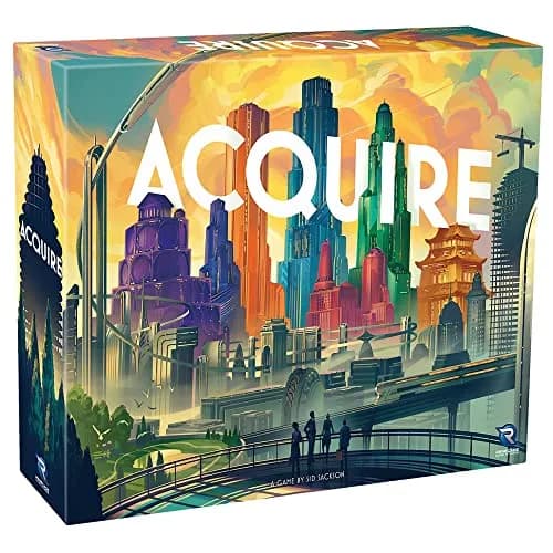 Renegade Game Studios Acquire Board Game - Classic Strategy & Tycoon Modes | Strategic Real Estate Tycoon Game for 2-6 Players thumbnail 1