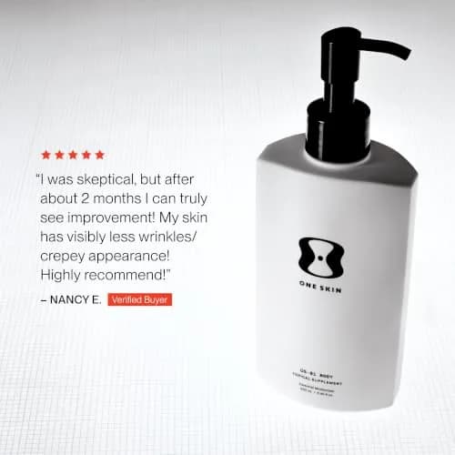 oneskin OS-01 BODY Peptide Moisturizer, 8.45 Fl Oz | Supports Skin Longevity & Hydration thumbnail 7