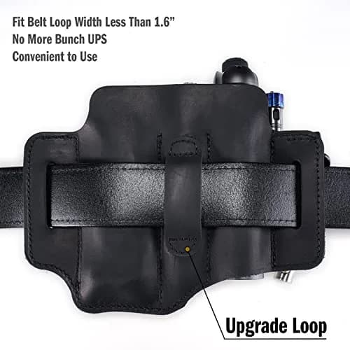Sayram ST1 Leather Multitool Sheath, EDC Belt Organizer with Clip Black | Handcrafted Leather, Fits Most Multitools & Belts thumbnail 3