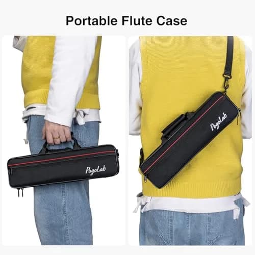 POGOLAB Closed Hole C 16 Keys Flute for Student Beginners | Nickel Plated, Easy to Play, with Accessories thumbnail 5