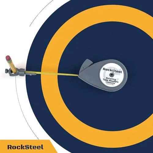 Rocksteel Roto Tape Compass | Circle Drawing & Straight Edge Tool, 5" | Accurate, Portable, Versatile thumbnail 4